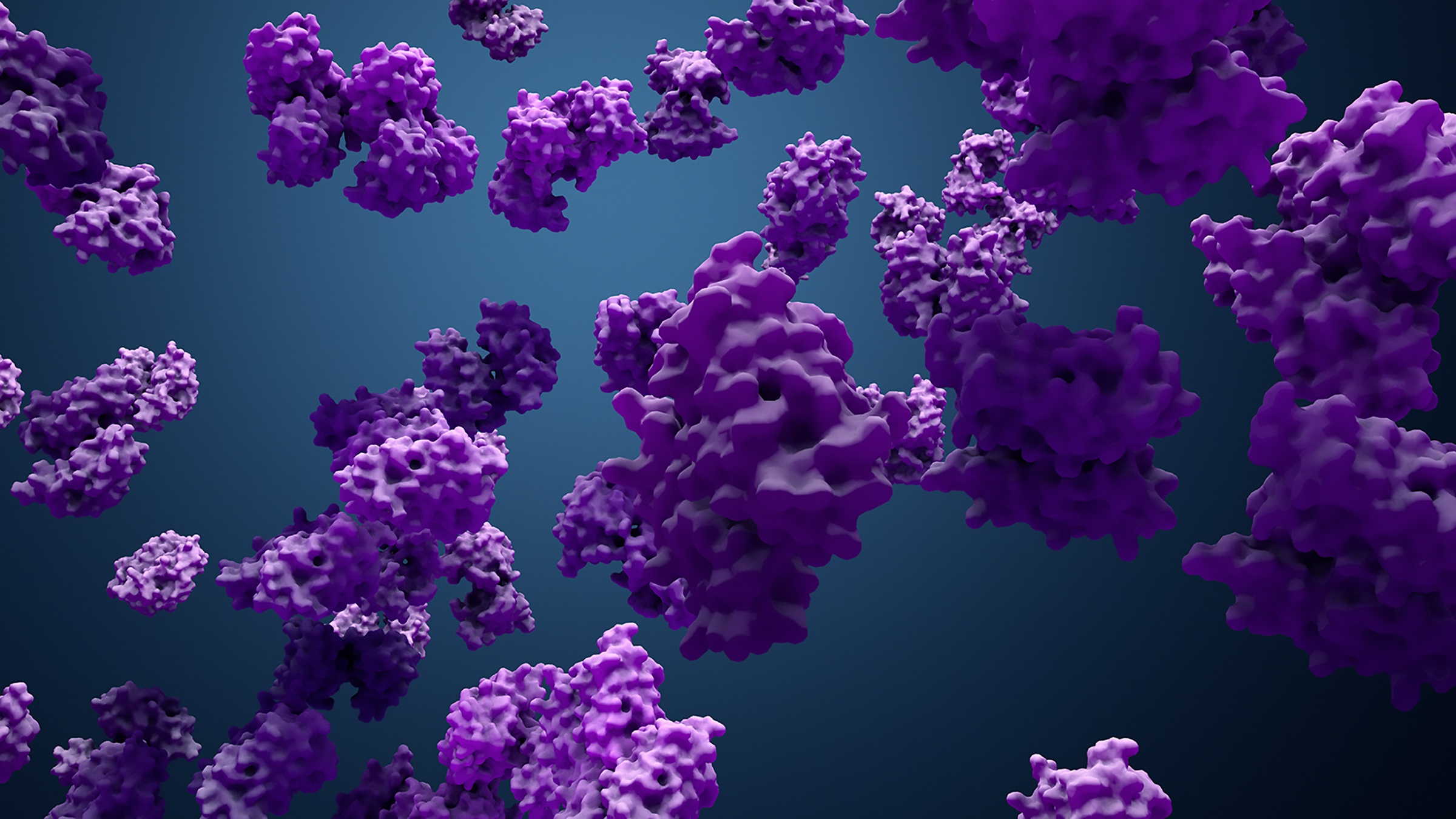 3d-Abbildung Protein oder Enzym