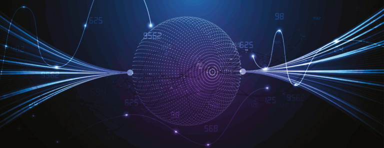 Das Bild zeigt Maschinelles Lernen im Konzept des World Mind Metaverse, Big Data und Cybersicherheitstechnologie