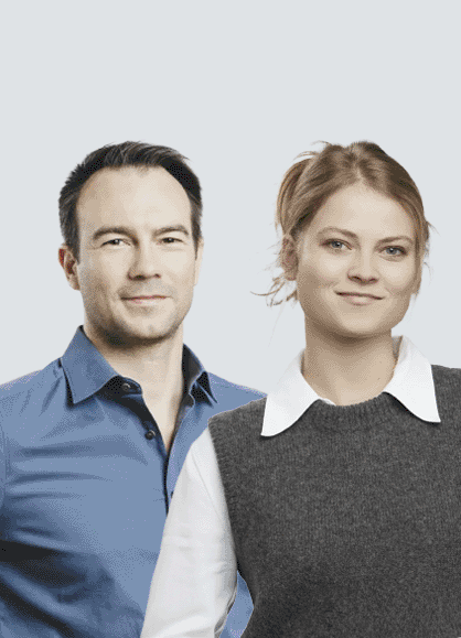 Das Bild zeigt Dr. Oliver Kahl und Christina Vogt-Sasse von der MIG Capital AG