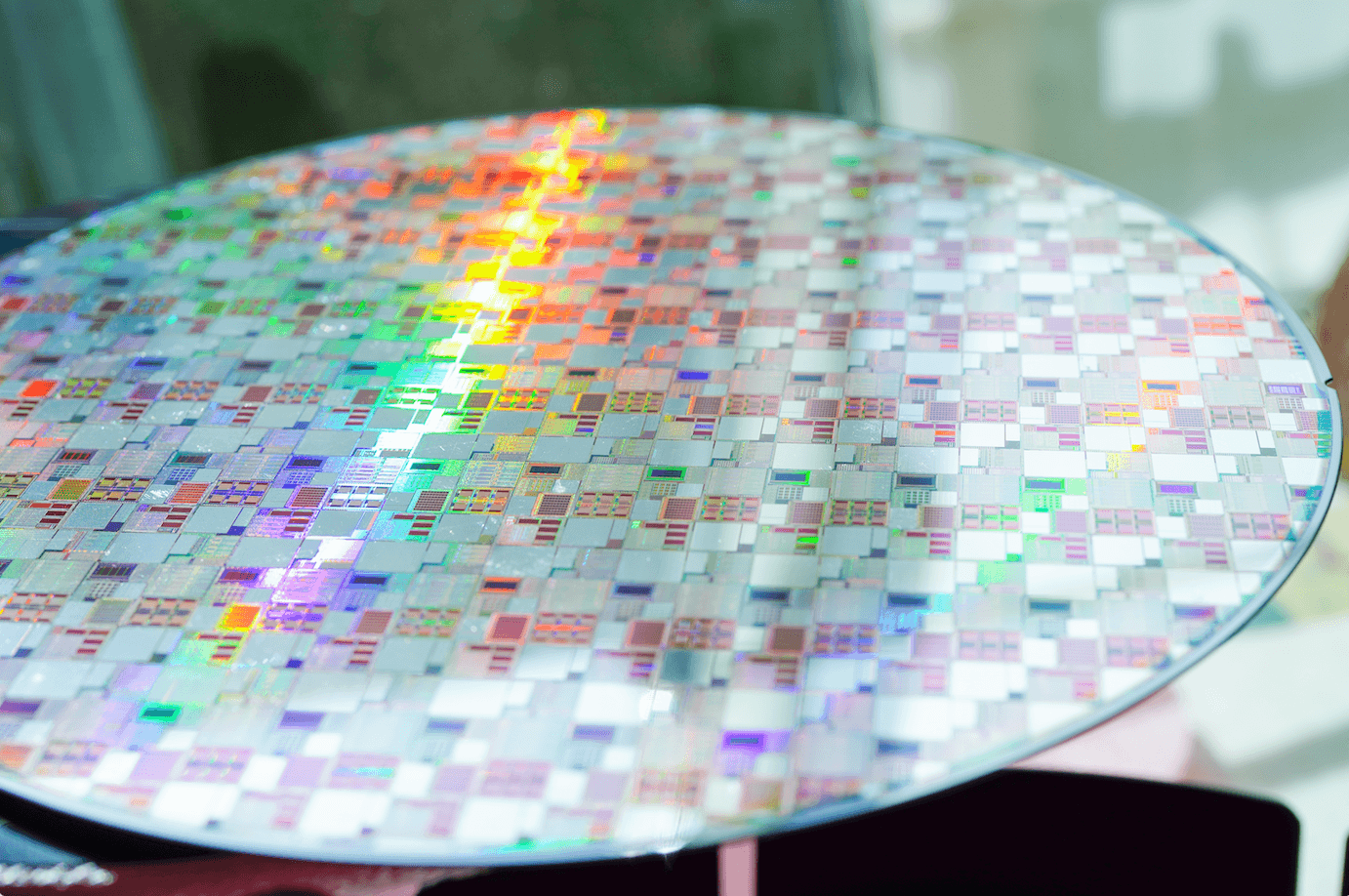 Das Bild zeigt viele kleine Computerchips