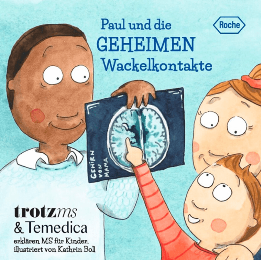 Das Buch zeigt den Titel des Kinderbuchs Paul und die geheimen Wackelkontakte