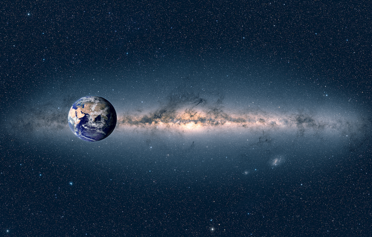Der Blick aus dem Orbit auf die Erde